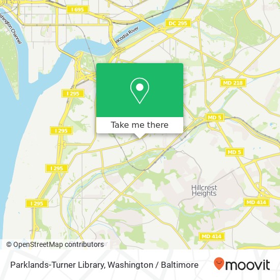 Mapa de Parklands-Turner Library