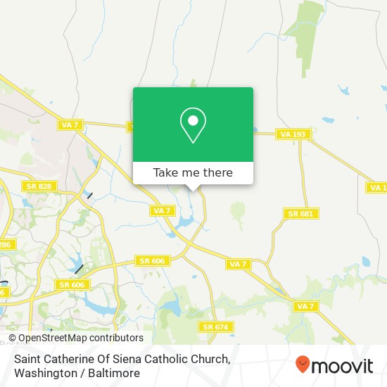 Mapa de Saint Catherine Of Siena Catholic Church