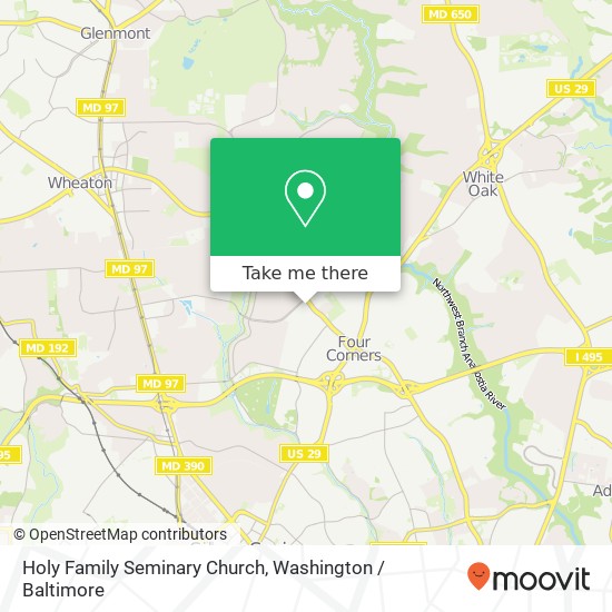 Mapa de Holy Family Seminary Church