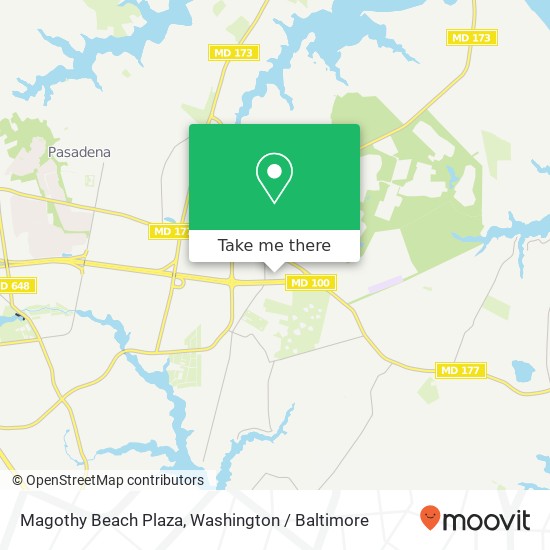 Mapa de Magothy Beach Plaza