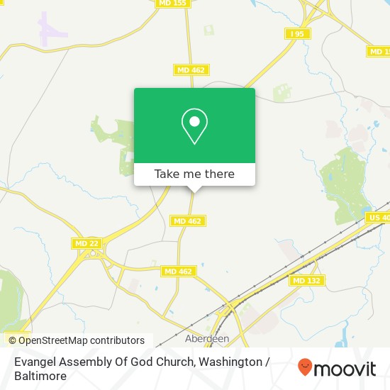 Mapa de Evangel Assembly Of God Church