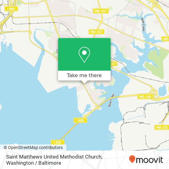Mapa de Saint Matthews United Methodist Church