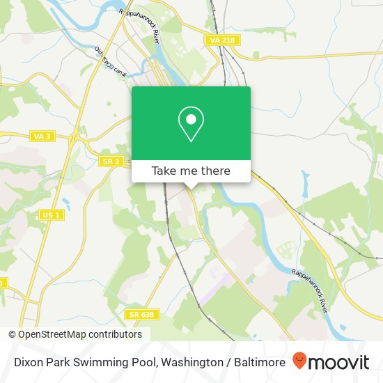Mapa de Dixon Park Swimming Pool