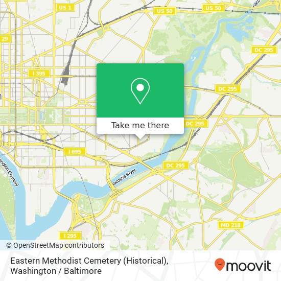 Eastern Methodist Cemetery (Historical) map