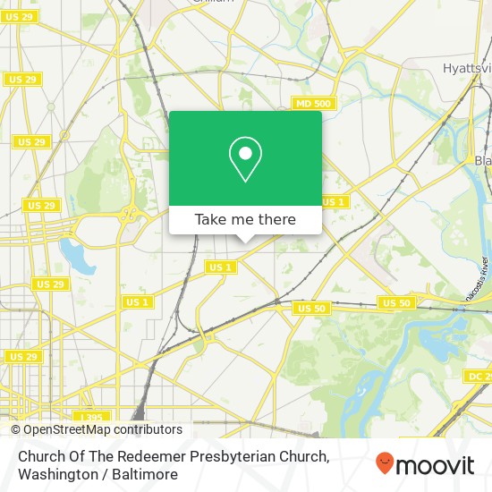 Mapa de Church Of The Redeemer Presbyterian Church