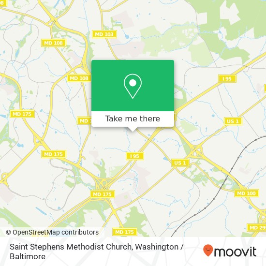 Mapa de Saint Stephens Methodist Church