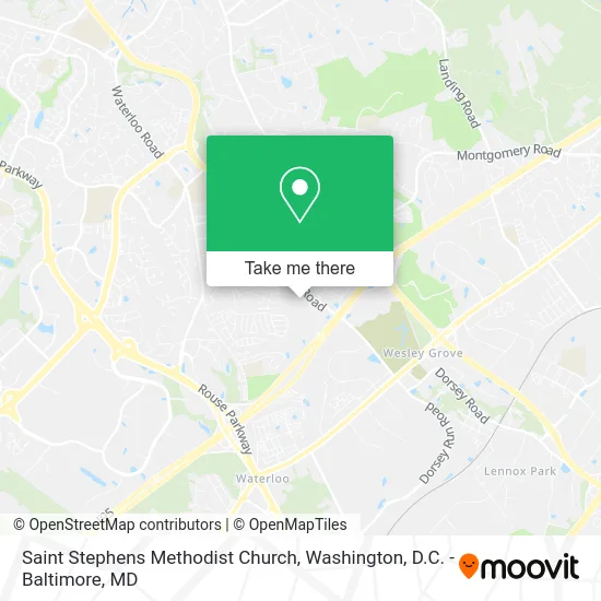 Saint Stephens Methodist Church map