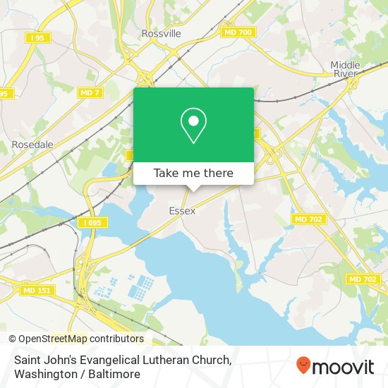 Mapa de Saint John's Evangelical Lutheran Church