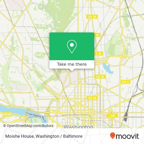 Moishe House map