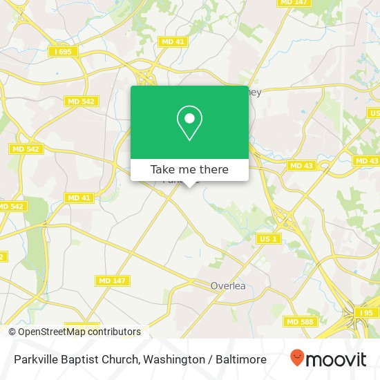 Mapa de Parkville Baptist Church