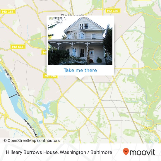 Mapa de Hilleary Burrows House