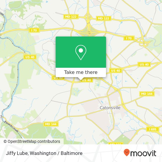 Jiffy Lube map