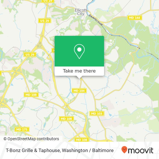 Mapa de T-Bonz Grille & Taphouse