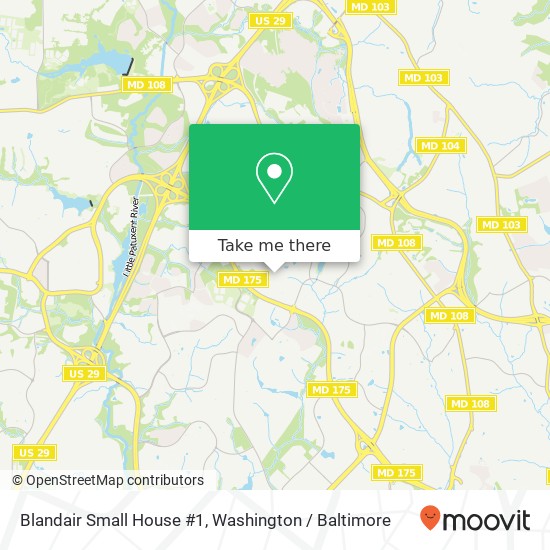 Mapa de Blandair Small House #1
