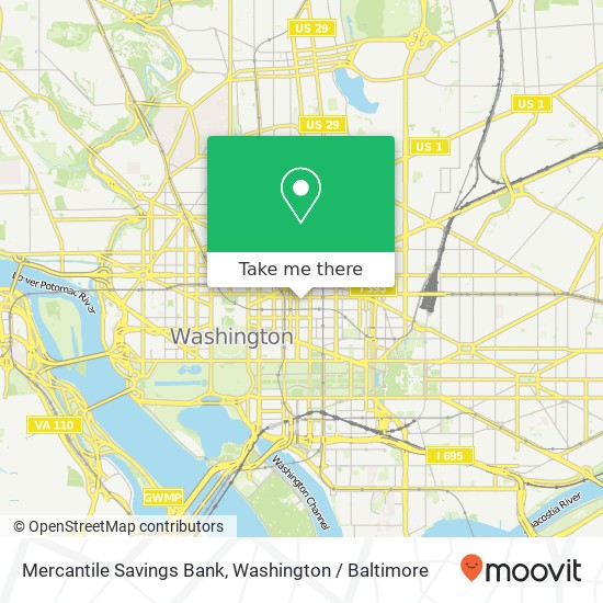 Mapa de Mercantile Savings Bank