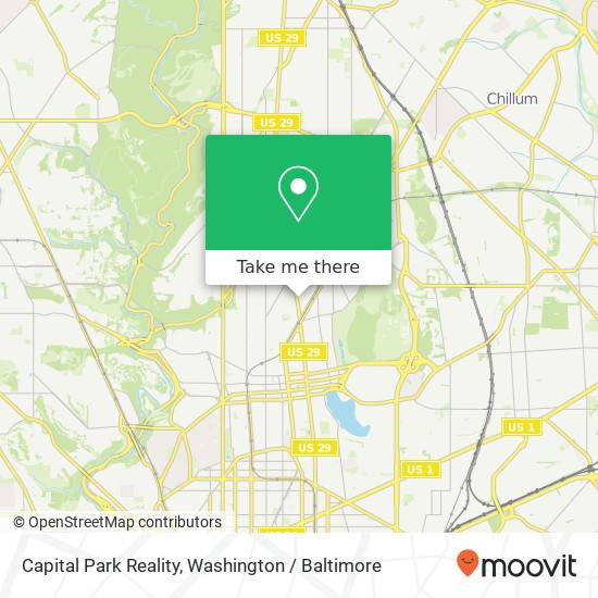 Capital Park Reality map