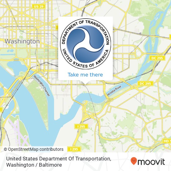 Mapa de United States Department Of Transportation