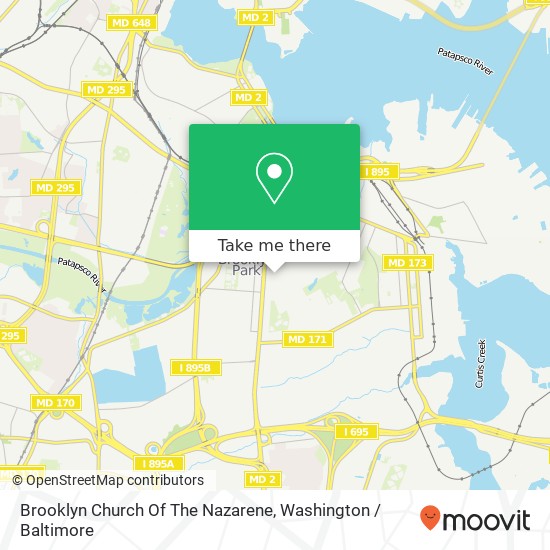 Brooklyn Church Of The Nazarene map