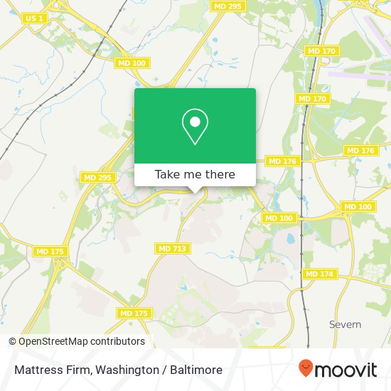 Mapa de Mattress Firm