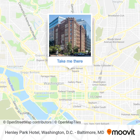 Henley Park Hotel map