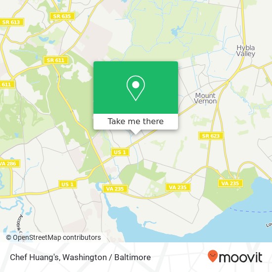 Chef Huang's map