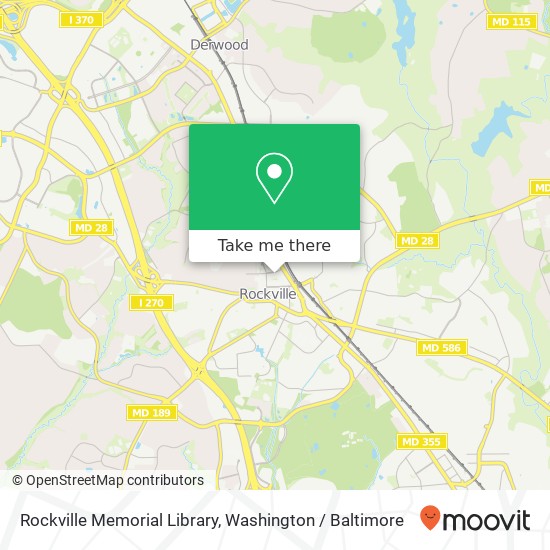 Rockville Memorial Library map