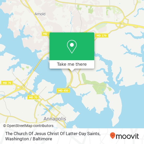 Mapa de The Church Of Jesus Christ Of Latter-Day Saints