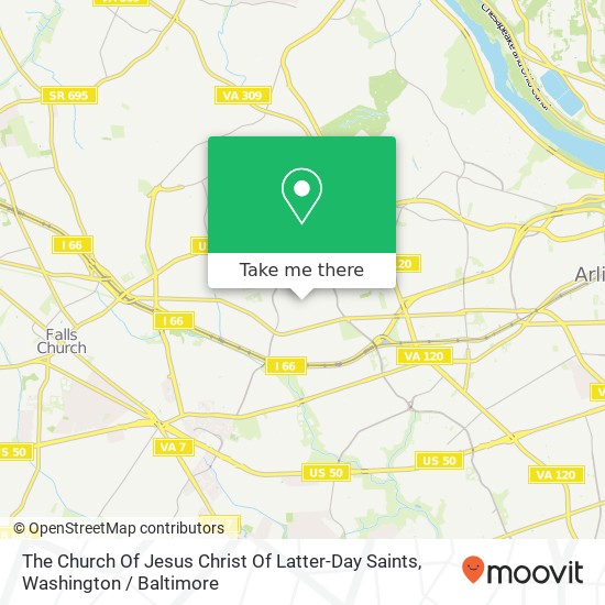 The Church Of Jesus Christ Of Latter-Day Saints map