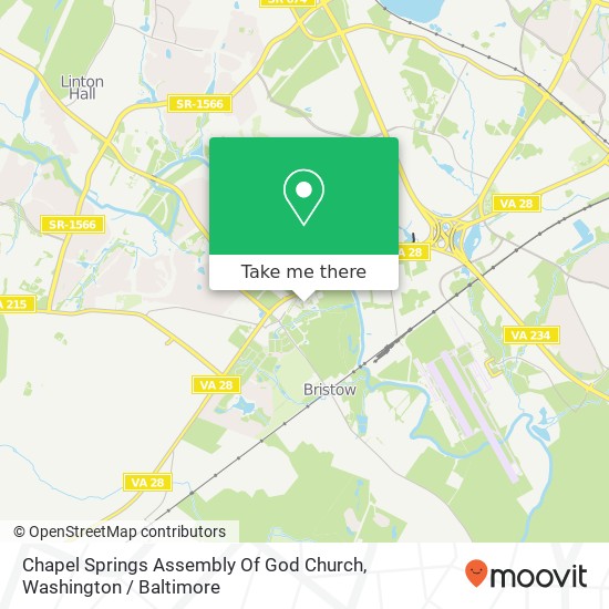 Chapel Springs Assembly Of God Church map