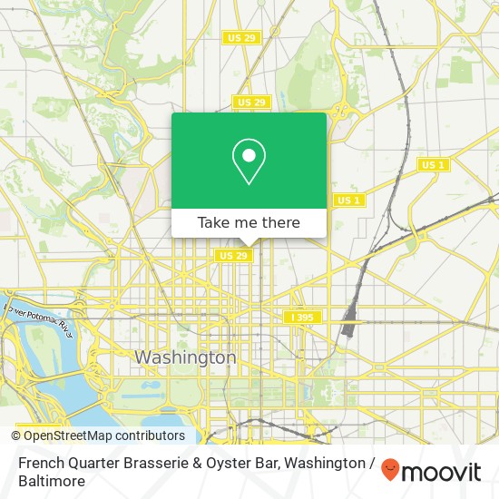 French Quarter Brasserie & Oyster Bar map