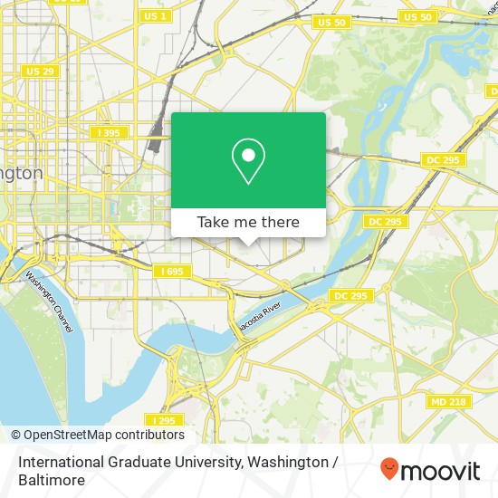 International Graduate University map