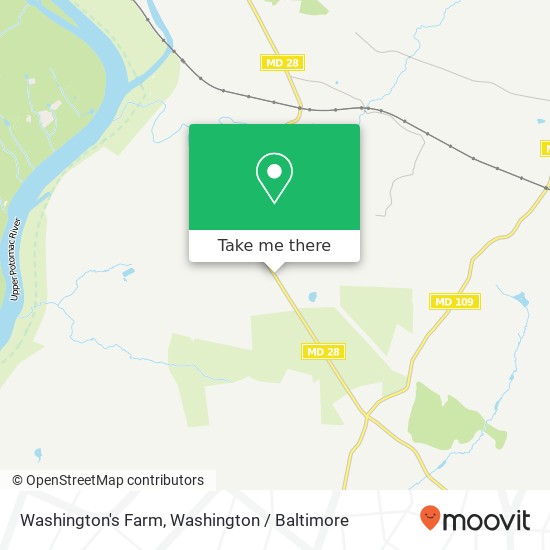 Washington's Farm map