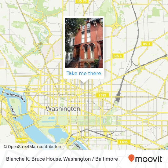 Mapa de Blanche K. Bruce House