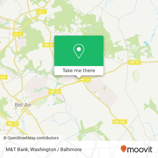 M&T Bank map