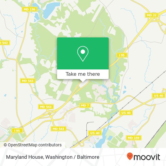 Mapa de Maryland House