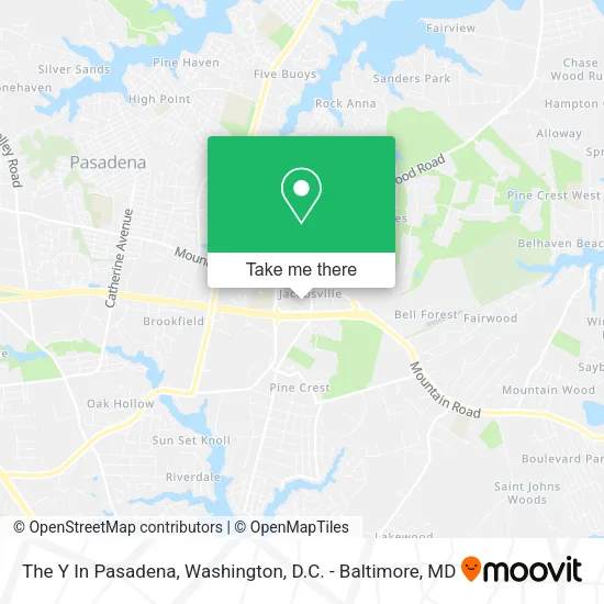 The Y In Pasadena map