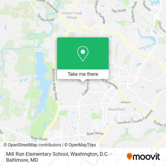 Mill Run Elementary School map