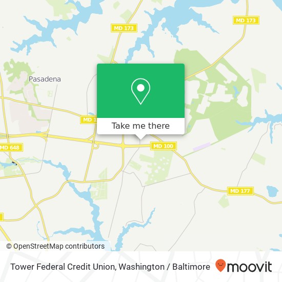 Mapa de Tower Federal Credit Union