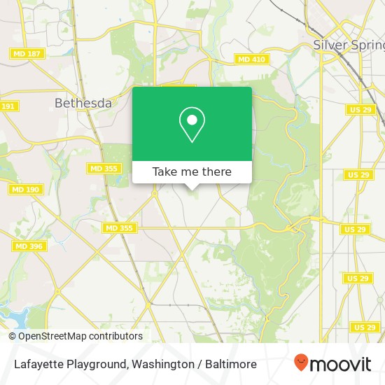 Mapa de Lafayette Playground