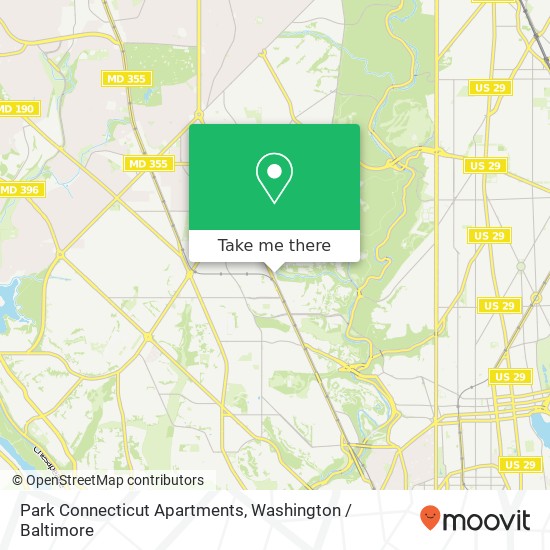 Park Connecticut Apartments map