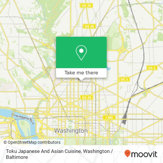 Toku Japanese And Asian Cuisine map