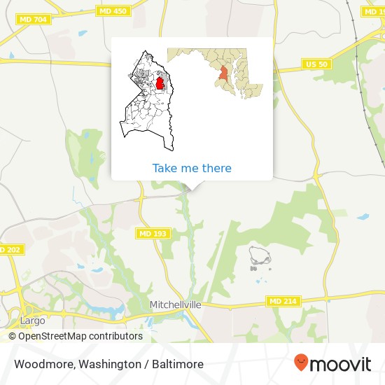 Woodmore map