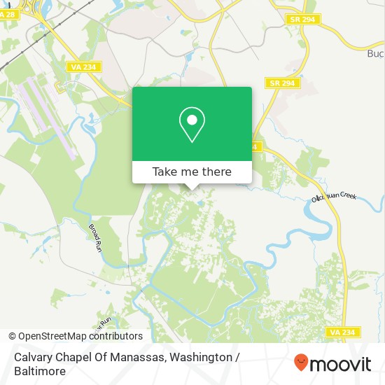 Mapa de Calvary Chapel Of Manassas