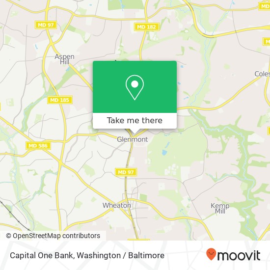 Mapa de Capital One Bank