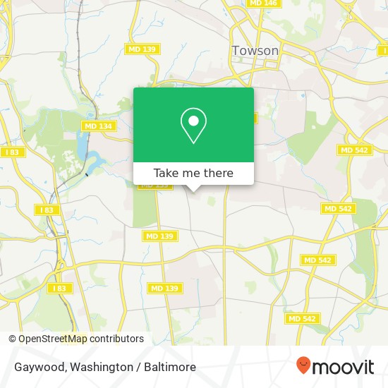 Gaywood map