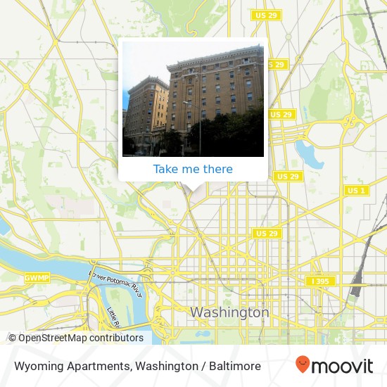 Mapa de Wyoming Apartments