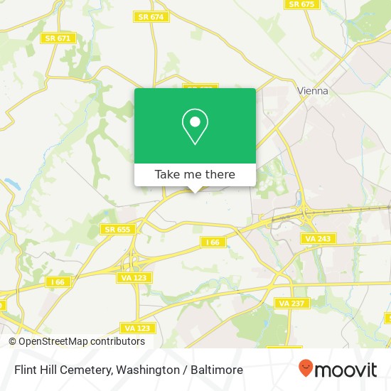 Mapa de Flint Hill Cemetery