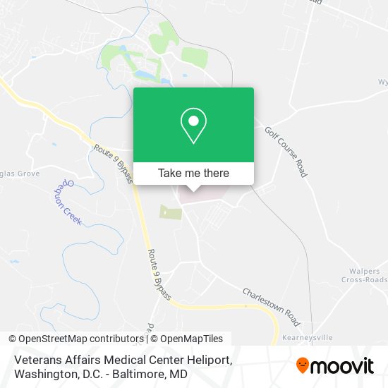 Veterans Affairs Medical Center Heliport map