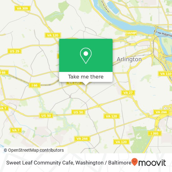 Mapa de Sweet Leaf Community Cafe