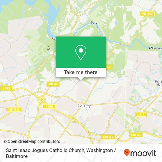 Mapa de Saint Isaac Jogues Catholic Church